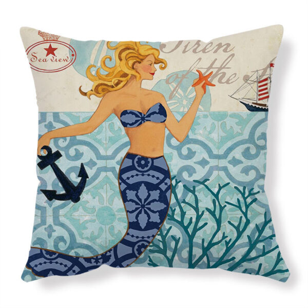 Cushion Covers Sea Turtle Printed Throw Pillow Cases For Home Decor Sofa Chair Seat - Image 11