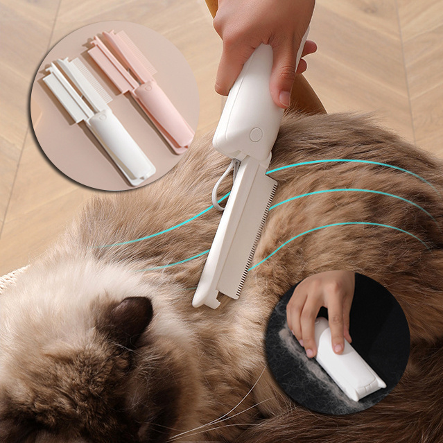 Pet Groomer Pet Hair Removal Brush Cat Grooming Brush Dog Cat Massage Epilator To Remove Floating Hair Cat Hair Dog Pet Supplies - Image 2