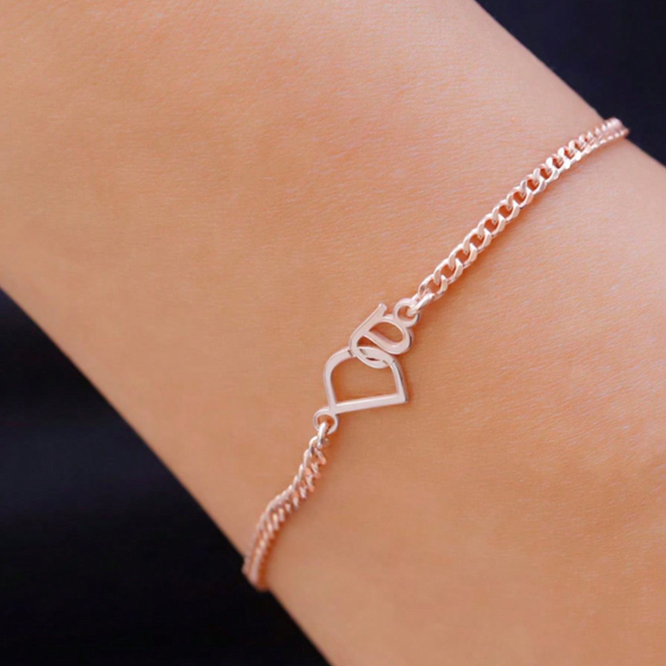 The Letter Bracelet Can Be Customized With Two English Letters. - Image 45