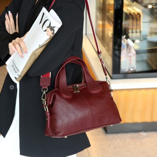 Large-capacity Genuine Leather New High-end Tote Bag - Image 21