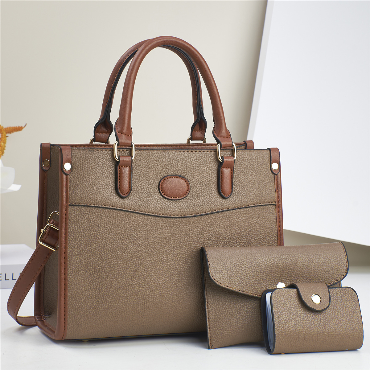 Stylish Three-Piece Shoulder Bag Set For Women Mother-and-Child Bags - Image 6