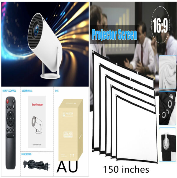 HY300 Pro Projector Home Theater Entertainment Portable Small Projector - Image 51