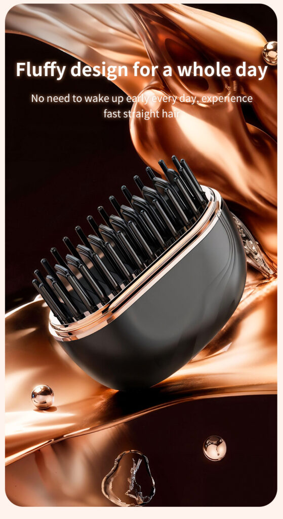 Mini Hair Straightening Comb Wireless Charging Portable Multifunctional Hair Care Not Hurt Hair Styling Comb Hair Straightener
