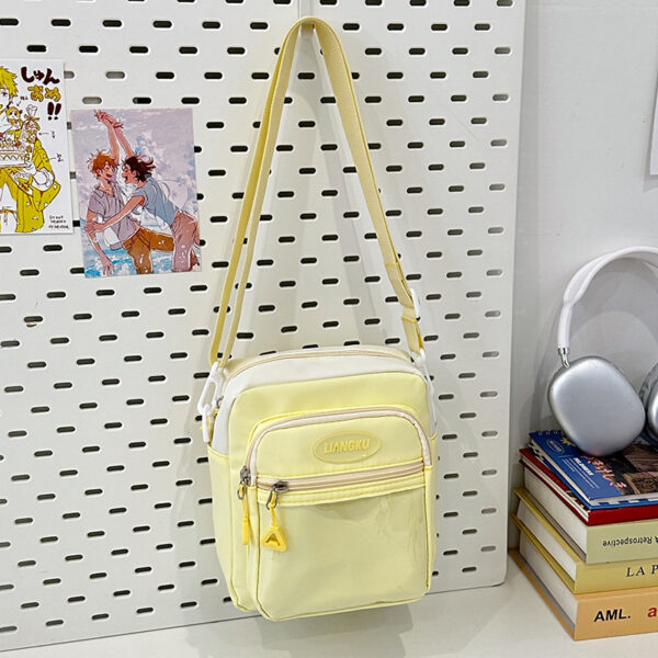 Crossbody Bag Girl Students' Personality Contrast Color - Image 10