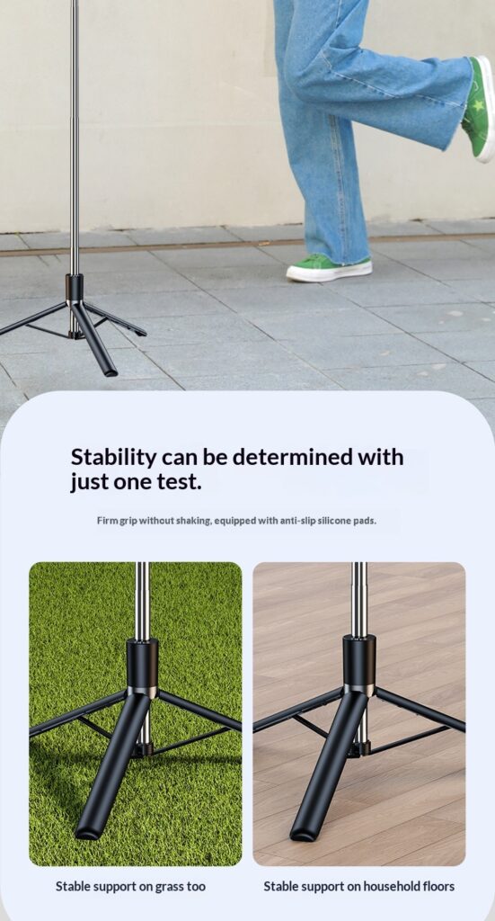 Outdoor Bluetooth Tripod With An Ultra-long Extendable ArmRotating Remote Control And Built-in Image Stabilization