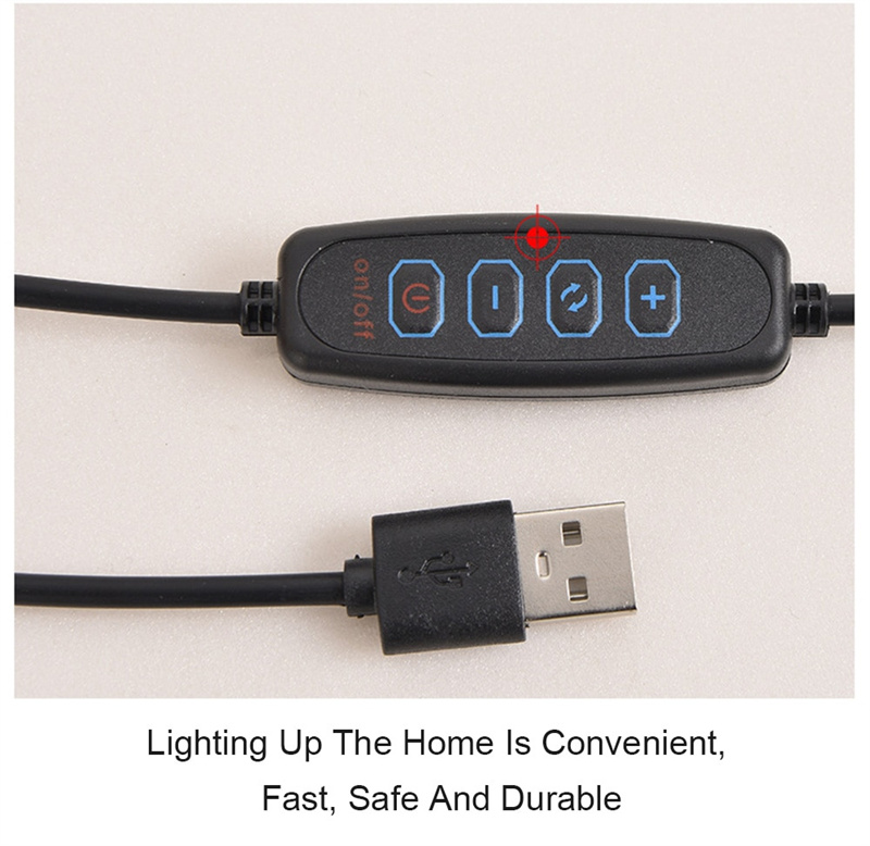 Usb Plug-In Lamp Oval Acrylic Lamp Touch Control Dimmable Modern Simple Creative Night Lamp Bedside Reading Lamp Desk Table Led - Image 14
