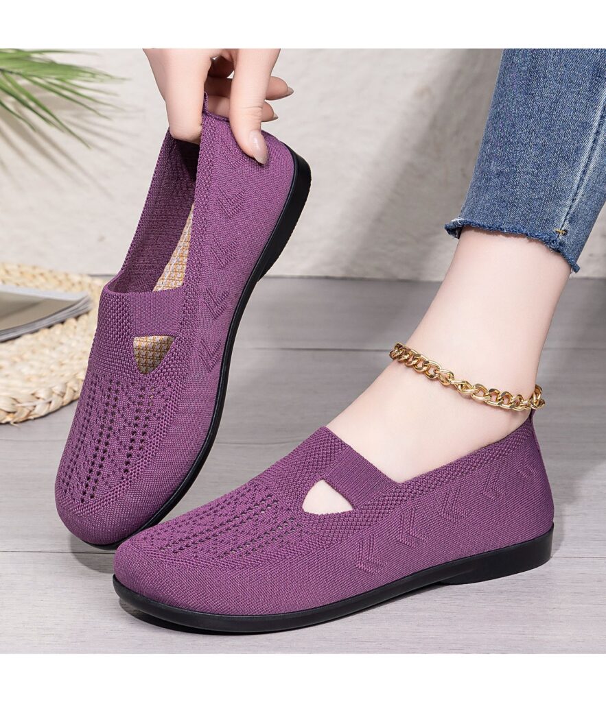 Fashionable Versatile Slip-on Old Beijing Cloth Shoes