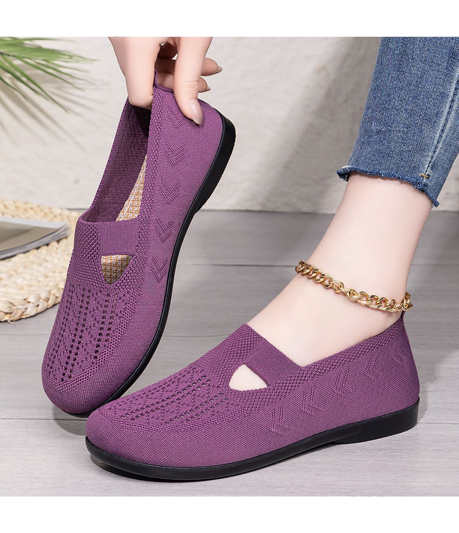 Fashionable Versatile Slip-on Old Beijing Cloth Shoes - Image 17