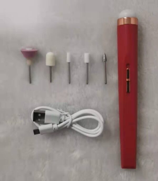 5in1 Manicure Machine Set Electric Nail Drill Polisher Cordless USB Rechargeable With LED Cutters Mill For Manicure Pedicure Accessor - Image 22