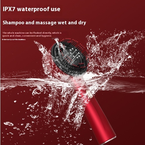 Electric Massage Comb Home Scalp Drain Comb Red Light Anti-slip Hair Care Multi-functional Massage Comb - Image 8