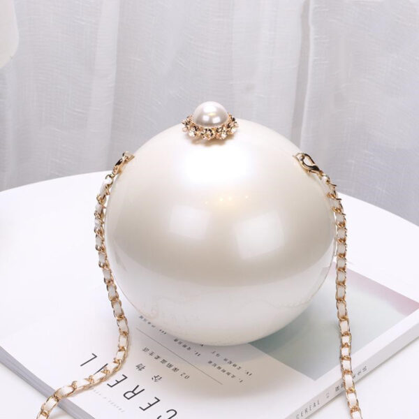 Luxury Women Round Ball Evening Bag - Image 2