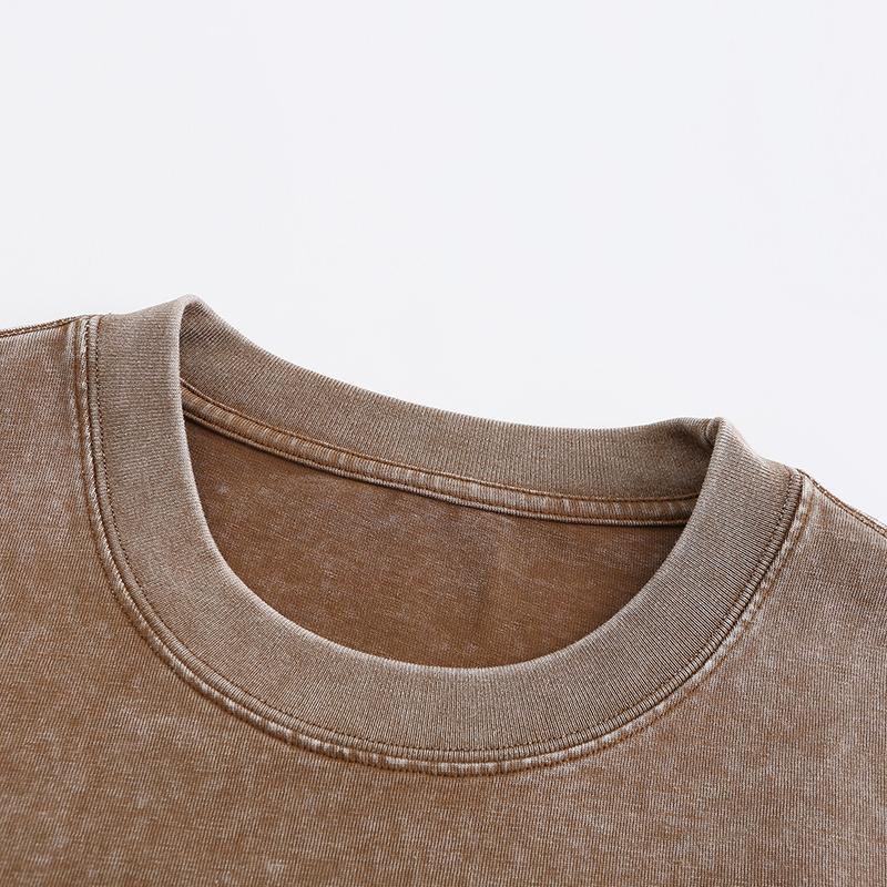 American-style Stir-fried Snowflake Batik Crewneck Short Sleeves - Image 14