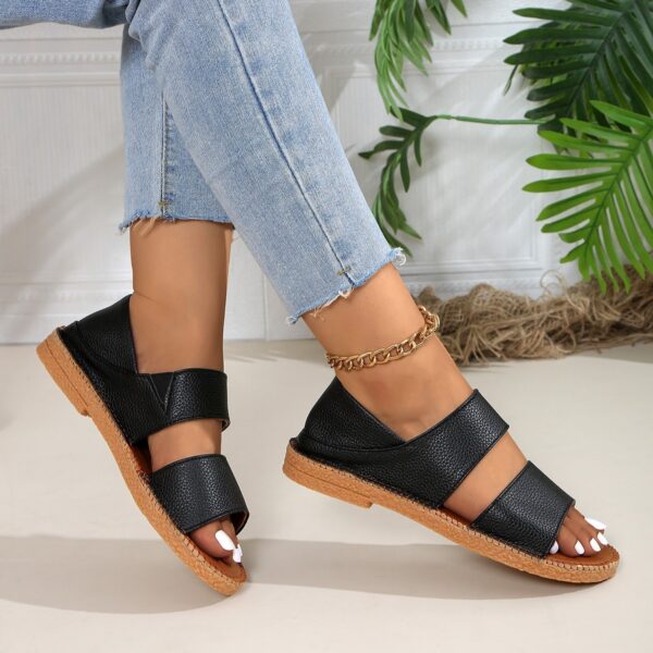 New Fairy-style Flat Soft Soled Sandals - Image 29