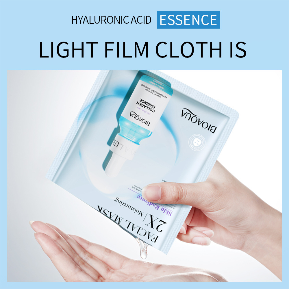 Collagen Face Mask Moisturizing Firming Face Sheet Mask Hyaluronic Acid Facial Masks Beauty Skin Care Gel Skin Care - Image 5