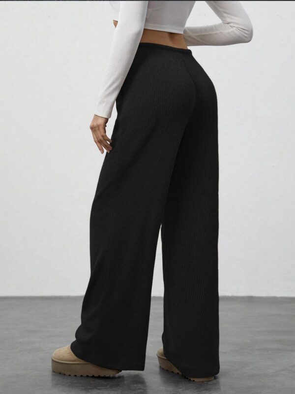 Women's Solid-color Casual Straight-leg Pants - Image 24