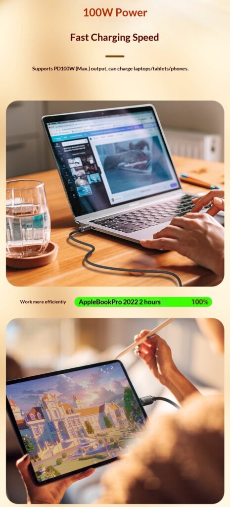 Transparent Fast-charging Data Cable