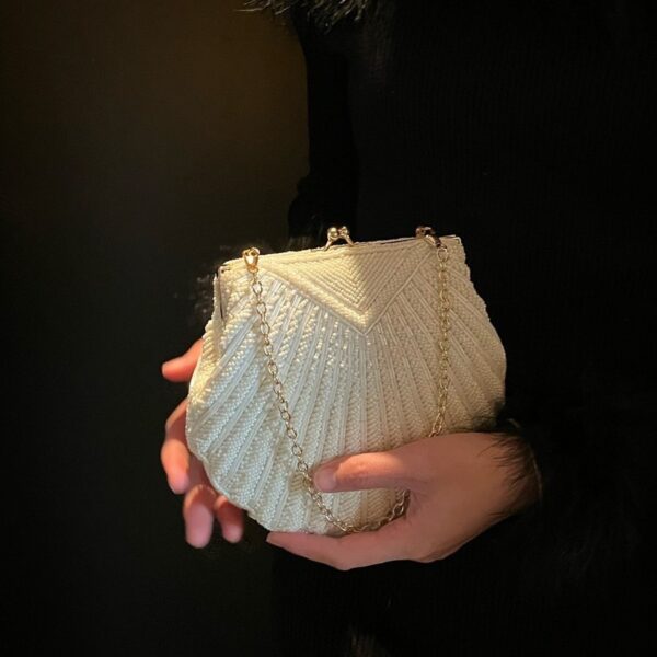 Shell-shaped Crossbody Shoulder Tote Bag For Women - Image 5