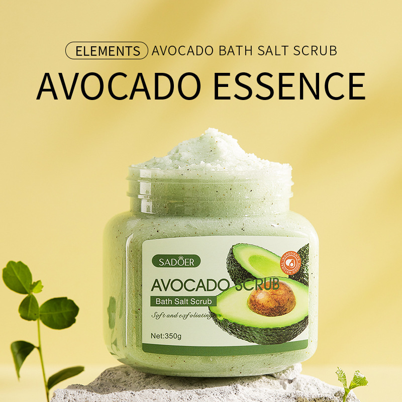 Fruit Bath Salt Scrub Cream Exfoliating Body Care - Image 1