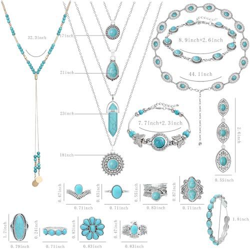 Womens Retro All-Match Alloy Pendant Necklace And Earrings Set - Image 6