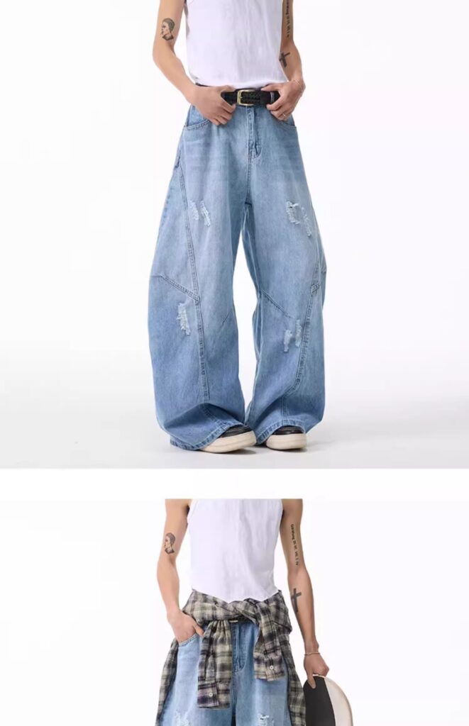 American-style Silhouette Bootcut Jeans For Women And Men