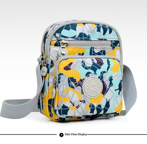 Lightweight Multi-Layer Oxford Cloth Crossbody Fashionable Small Square Bag - Image 12