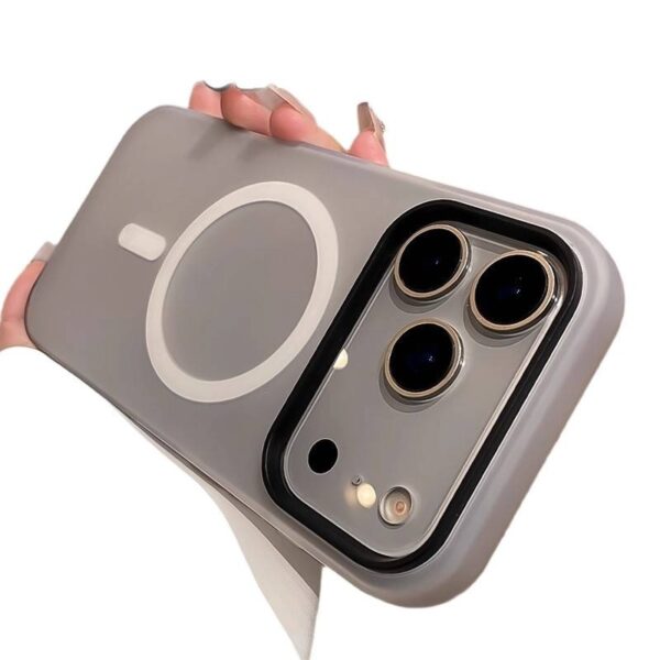 Suitable For 17 Pro Max Phone Case  Jelly Magnetic Two in one Frosted Simple Drop proof - Image 4