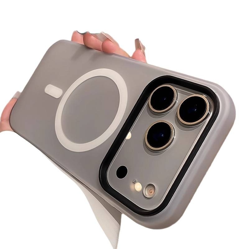 Suitable For 17 Pro Max Phone Case  Jelly Magnetic Two in one Frosted Simple Drop proof - Image 4