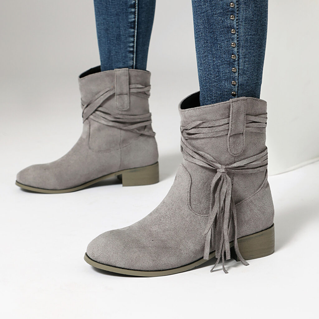 Tassel Women's Casual Ankle Boots