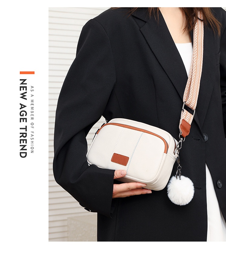 Genuine Leather Womens New Trendy Fashionable Versatile Single-shoulder Bag - Image 24