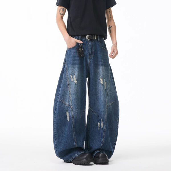 American-style Tailored Bootcut Jeans, Womens And Mens, Springautumn Vintage - Image 5