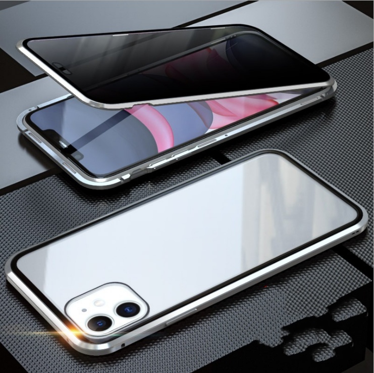 Double-sided glass magnetic king mobile phone case no anti-peep function - Image 98