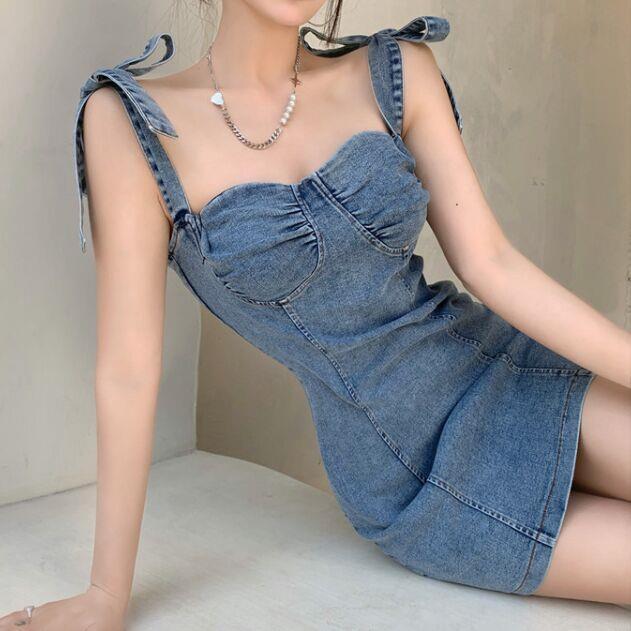 Hong Kong-style Retro Sexy Tube Top Slip Dress - Image 33