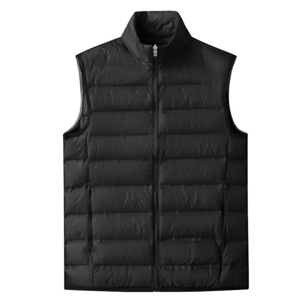 Vest Plus-size Ultra-lightweight Loose-fit Stand-up Collar - Image 3