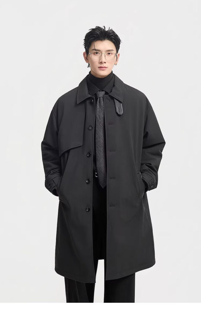 Men's Mid-Length Down Jacket For Winter