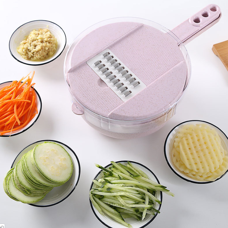 8 In 1 Mandoline Slicer Vegetable Slicer Potato Peeler Carrot Onion Grater With Strainer Vegetable Cutter Kitchen Accessories - Image 11