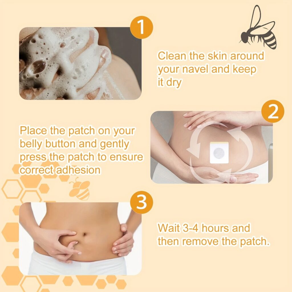 Navel Belly Button Patch Slimming Patch Abdomen Magnetic Detox Sticker