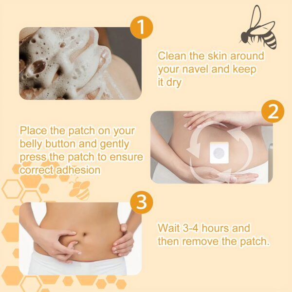 Navel Belly Button Patch Slimming Patch Abdomen Magnetic Detox Sticker - Image 46