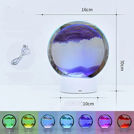 Creative 3D Quicksand Table Lamp Bedside - Image 12