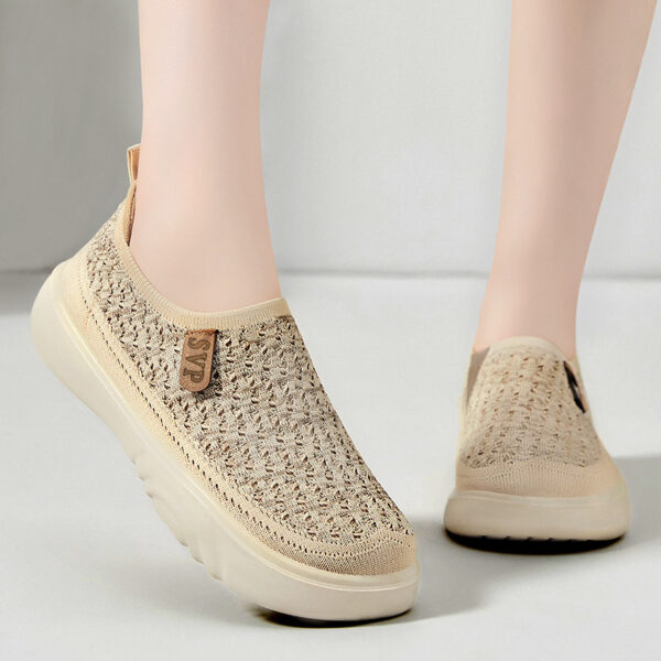 Versatile Spring Flyknit Breathable No-odor Casual Shoes - Image 2