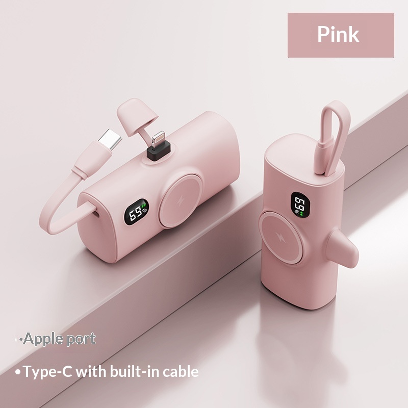 Wireless Magnetic Watch Power Bank With Built-in Cable - Image 7