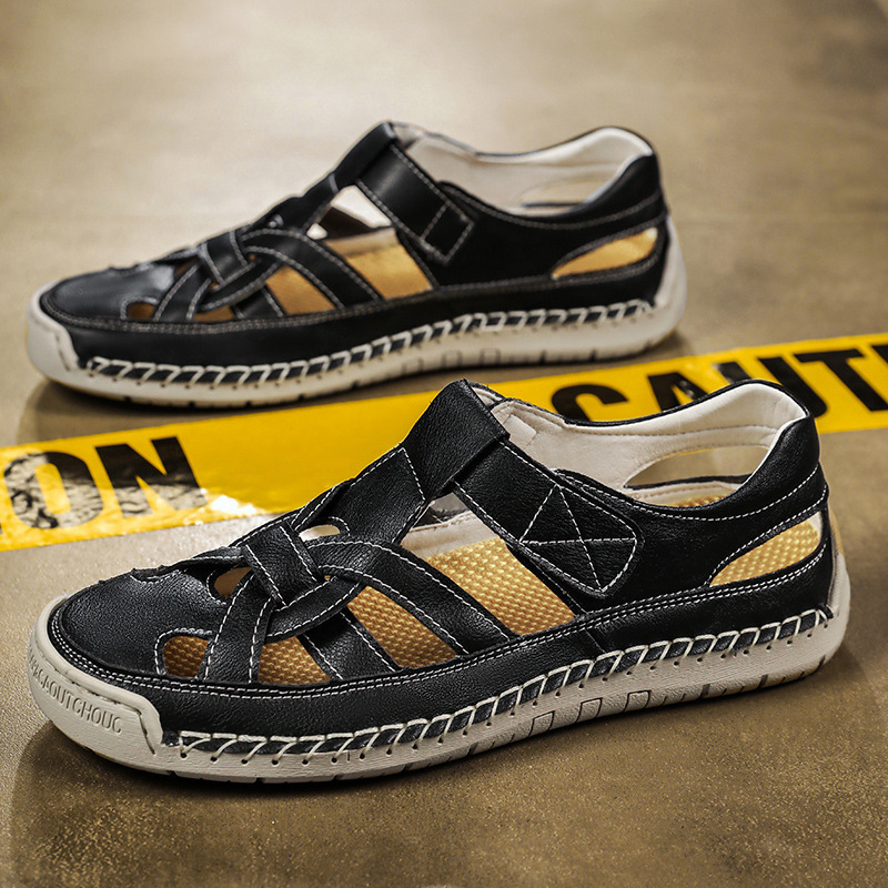 New Roman-style Flat Woven Soft-soled Lightweight