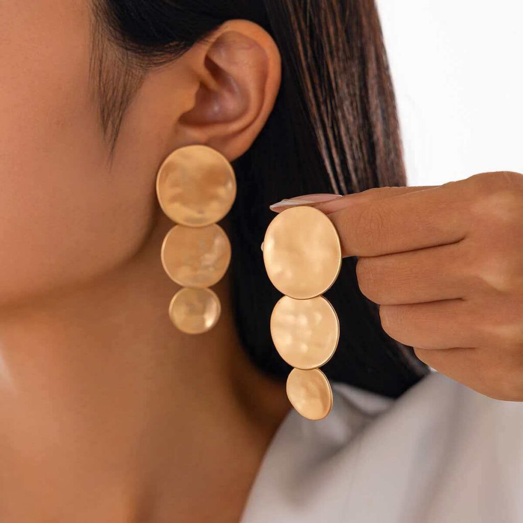 High-end Fashionable Versatile Geometric Minimalist Earrings For Women