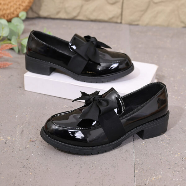 Plus-size Bow-knot Slip-on Loafers For Women - Image 11