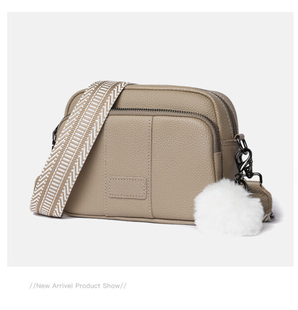 Genuine Leather Womens New Trendy Fashionable Versatile Single-shoulder Bag - Image 2