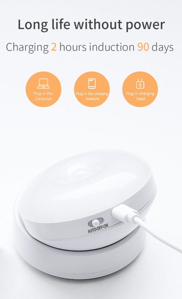 Rotating Human Body Sensor Light Corridor Garage Light Wardrobe Light Motion Sensor Night Light