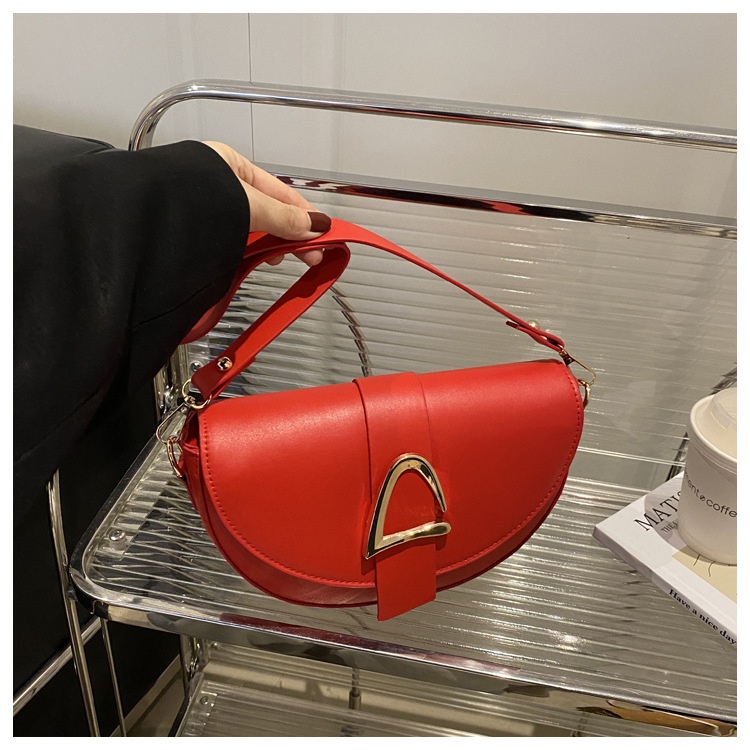 High-end, Fashionable Single-shoulder Bag Niche Saddle Bag