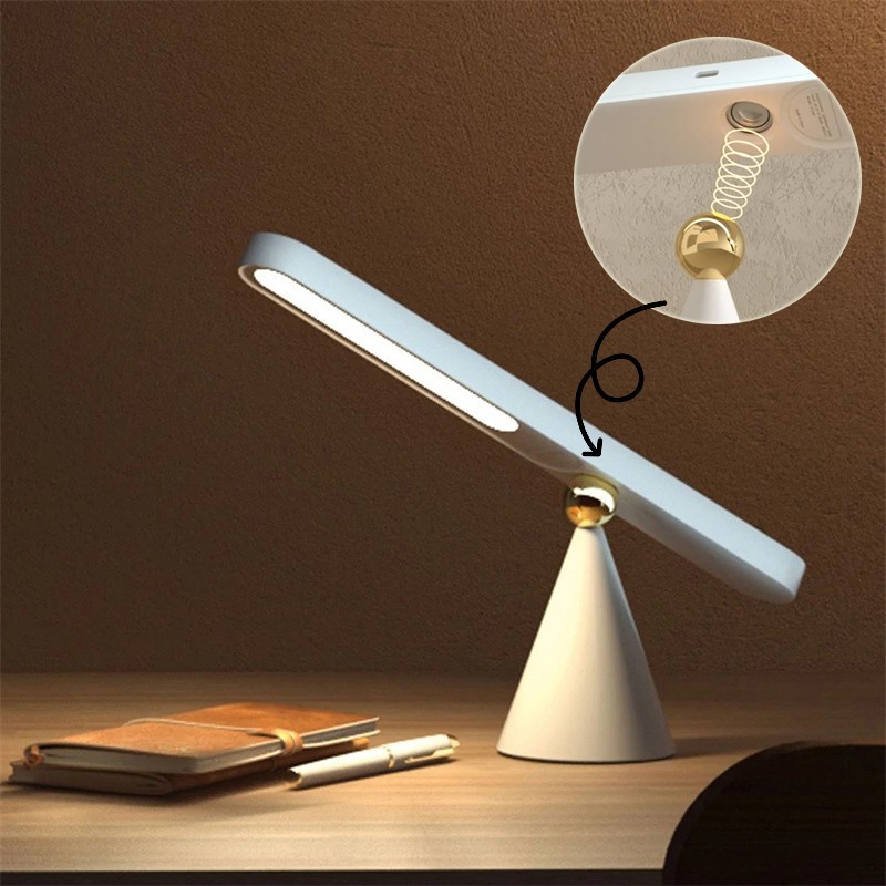 Reading Table Lamp Creative Geometric Desk Lamp Wireless Wall Lamp Multifunctional Magnetic Suction Small Night Light - Image 1