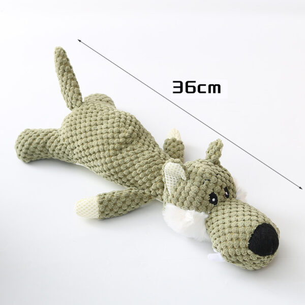 Plush Cartoon Puppy Dog Toy Pet Dog Chew Squeak Toys For Small Dogs Teeth Grinding Pet Products Dog Accessories - Image 2