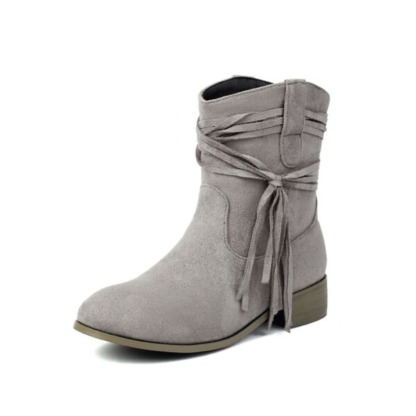 Tassel Women's Casual Ankle Boots - Image 75