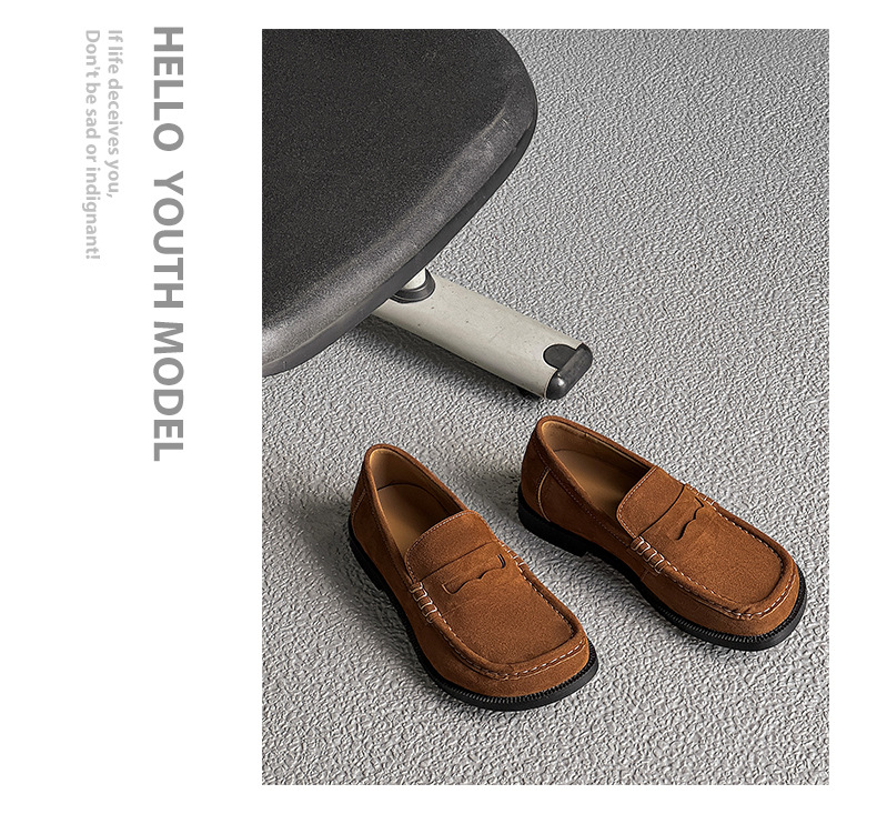 New Vintage Old Coin-style Loafers For Men